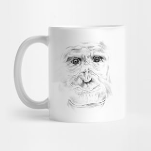 Chimpanzee Portrait Mug